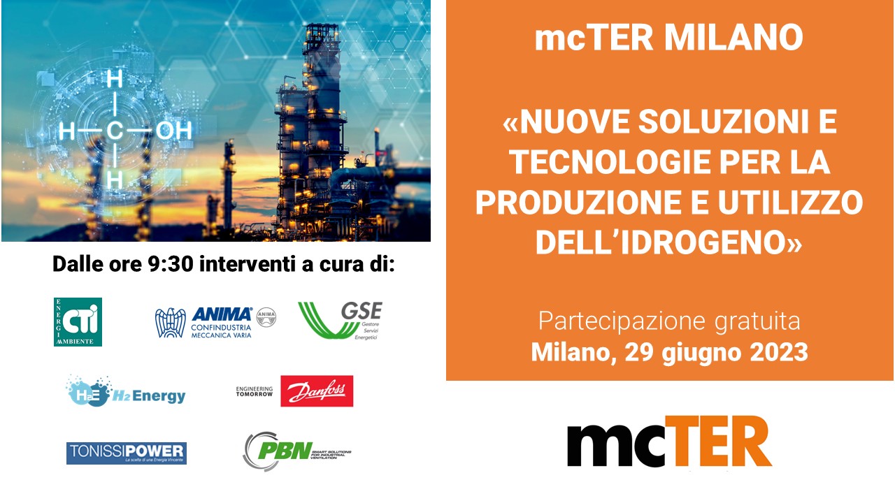 Anche l’idrogeno di scena a mcTER 2023