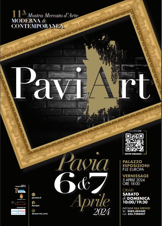 Un weekend di arte a Pavia con PaviArt: il 6 e 7 aprile a Palazzo Esposizioni