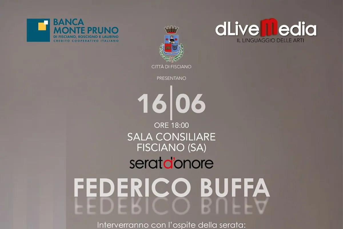 Federico Buffa a Fisciano per una “Serata d'Onore” all'insegna del racconto  e dell'eccellenza culturale