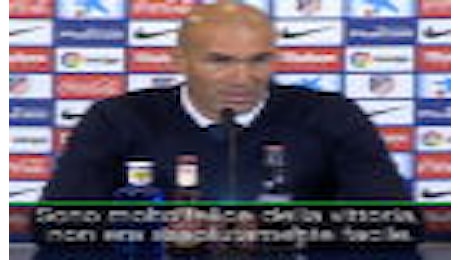 Zidane: Poche squadre vincono 3-0 al Calderón