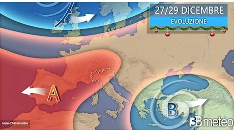 Le previsioni meteo di Capodanno, che tempo farà il 31 dicembre e l'1 gennaio