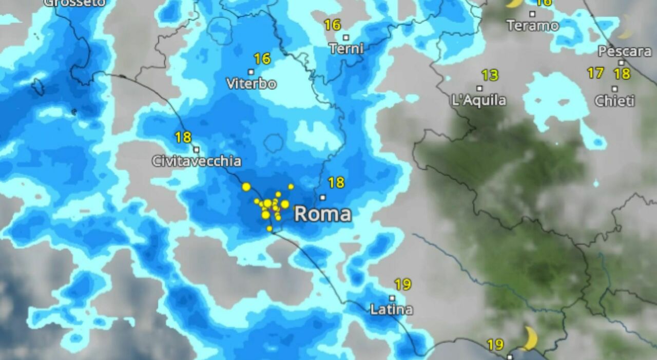 Maltempo Roma, Allerta Gialla Nel Lazio: Rovesci E Temporali In Arrivo ...