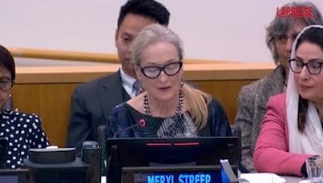 Meryl Streep all'Onu: In Afghanistan gatti e scoiattoli hanno più diritti delle donne