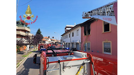 Incendio Cesano Maderno: due persone in gravi condizioni