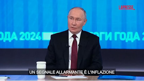 VIDEO Russia, Putin: Inflazione segnale allarmante, è al 9,3%