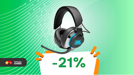 Cuffie da gaming JBL a 141€: l’audio è spaziale, il prezzo è da Black Friday!