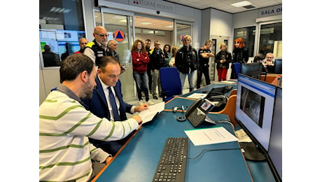 Cirio dalla Protezione civile per ringraziare chi ha lavorato durante il maltempo