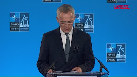 VIDEO Nato, Stoltenberg: Concordato fondo di 40 miliardi di euro per Ucraina