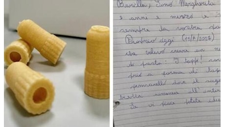 Perché non create una pasta a forma di tappo? Barilla avvera il sogno di una bimba di nove anni