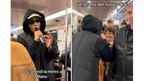 Tananai, canta in metro a Milano e sorprende tutti: il video virale