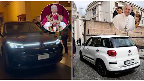 Papa Leone XIV, addio alla Fiat 500L di Bergoglio. Ritorno alla limousine di Ratzinger? Quale auto sceglierà