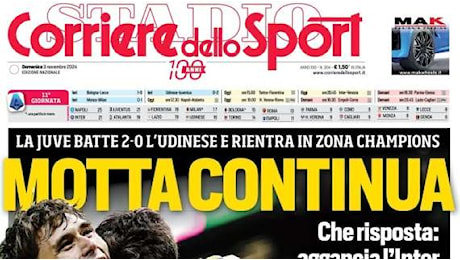 Corriere dello Sport titola: Napoli, è qui la sesta