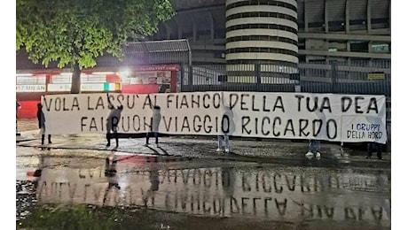 Inter, Ternana, Eintracht Francoforte: gli omaggi dei tifosi a Riccardo Claris. Il saluto della Nord