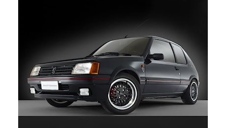 Peugeot 205 GTi: 40° anniversario della piccola sportiva del leone