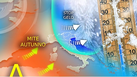 Previsioni meteo, ribaltone termico nel weekend: si passa dal gelo al clima mite con qualche pioggia