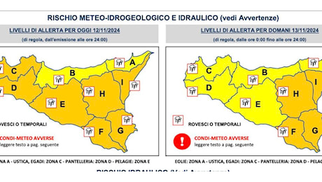 Meteo a Messina: oggi allerta arancione nella zona ionica. Scuole chiude in 23 comuni. Ecco quali