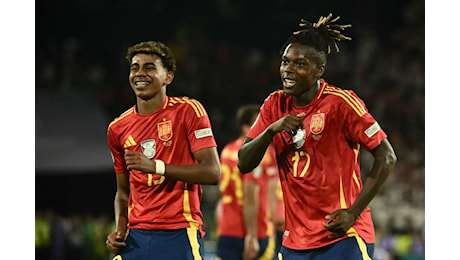 Euro 2024: Lamine Yamal e Nico Williams, gli spanish kids sono già virali - VIDEO