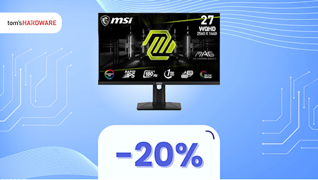 Trasforma la tua postazione con questo performance monitor gaming, oggi IN SCONTO!