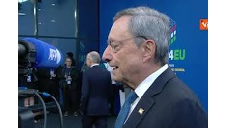 Draghi: 'Con Trump cambiamento non per forza negativo, non possiamo più rinviare le decisioni'