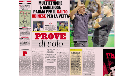 Gazzetta dello sport: prove di volo