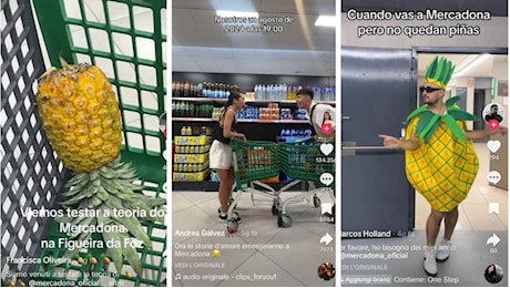 Con l’ananas nel carrello per trovare l’amore, il trend di TikTok che fa impazzire la Spagna