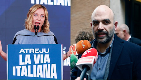 Roberto Saviano replica a Giorgia Meloni: Decreto Caivano un fallimento, niente è cambiato