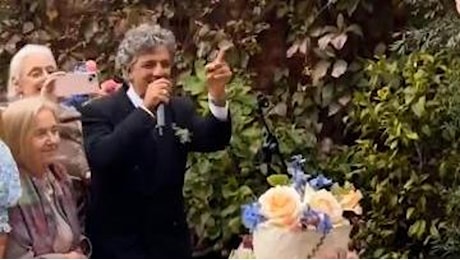 Fiorello intrattenitore speciale al matrimonio della figlia Olivia