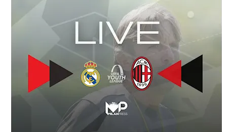 MP RELIVE – Youth League, Real Madrid-Milan 2-1: rivivi con noi il match!