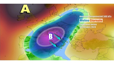 Meteo: ciclone autunnale pronto ad irrompere verso l’Italia, ecco la data