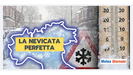 Neve in Val Padana: le condizioni meteo perfette