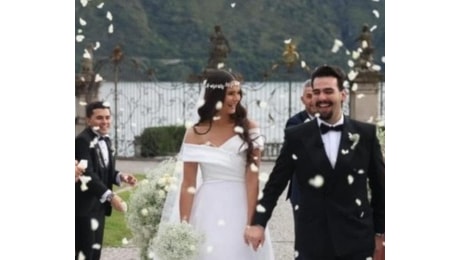 Ignazio Boschetto e Michelle Bartolini sposi sul lago di Como: la festa per pochi intimi a Tremezzo del tenore del Volo con la modella