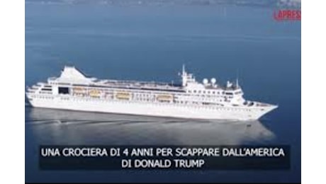 Usa, quattro anni in crociera per sfuggire all’era Trump