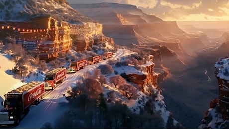 Coca Cola, finisce fuori strada il camion rosso di Babbo Natale? Lo spot con l'AI provoca la rivolta social degli artisti