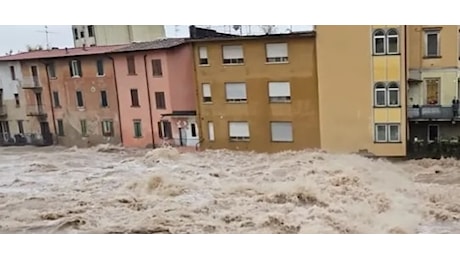 Piena del Serio: chiuso il ponte a Seriate, Protezione Civile in azione