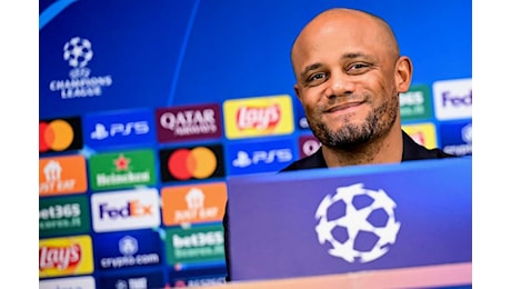 Champions, Kompany positivo in vista del ritorno: Non dobbiamo fare 2 o 3 o 4 a 0, basta vincere