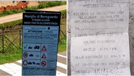 Ciclisti multati per eccesso di velocità, andavano a 32 km all'ora in una pista ciclopedonale. Il sindaco: «Dobbiamo educare»