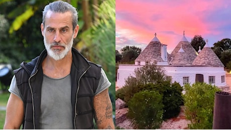 Com'è fatto il trullo dove vive Raz Degan in Puglia: una casa immersa nella natura con la piscina a sfioro