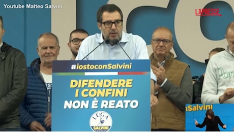 VIDEO Salvini a Pontida: Non molliamo, eterno grazie a Bossi e Maroni