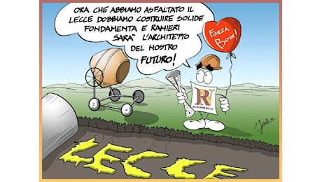 Roma-Lecce, Ranieri ‘architetta’ la squadra del futuro: la vignetta di Michele dall’Oman (FOTO)