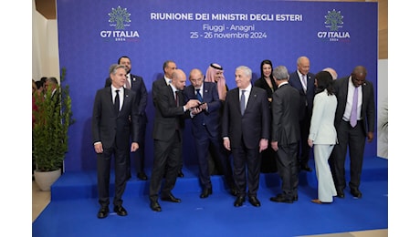 G7 Esteri a Fiuggi. Tajani: «Fiduciosi nel cessate il fuoco»