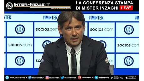 Inzaghi oggi presenta Inter-Milan: conferenza stampa di vigilia