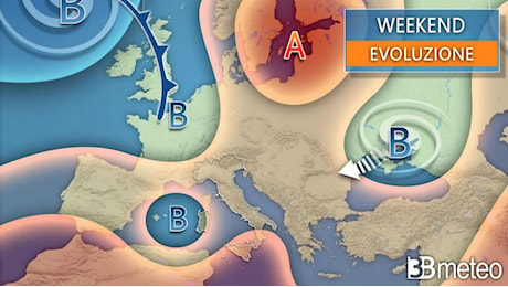 Meteo, anticiclone in lento declino: temperature in calo