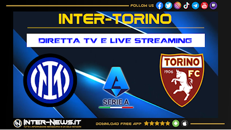 Inter-Torino, 7ª giornata Serie A: dove vederla in diretta TV e streaming