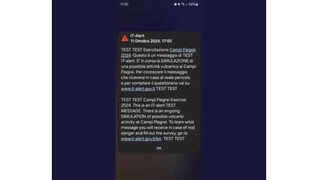 IT - alert, come funziona il messaggio che tutti in Campania hanno ricevuto sullo smartphone