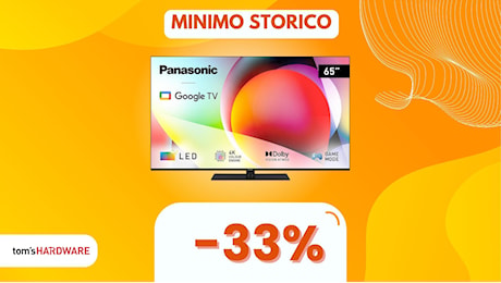 Vuoi una Smart TV da 65 che costi poco? Questa Panasonic con Chromecast integrato è un VERO AFFARE!