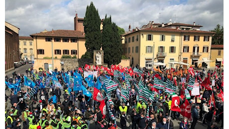 A Prato la manifestazione sindacale per il rinnovo del contratto dell’industria metalmeccanica: i provvedimenti per la viabilità