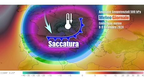 Meteo: freddo e neve in arrivo con una saccatura artica, sappiamo la data