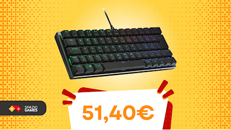 Illumina il tuo setup con la tastiera da gaming Cooler Master, oggi in OFFERTA!