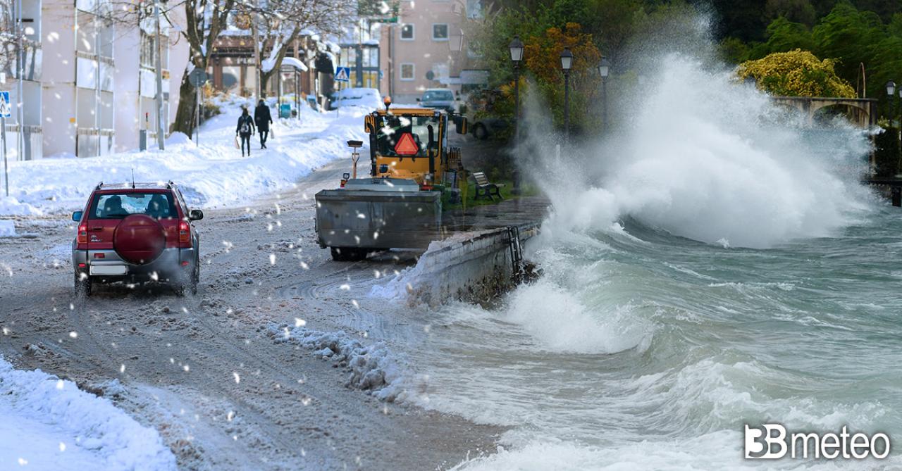 Cronaca Meteo. Perturbazione In Transito Con Piogge, Temporali, Neve A ...