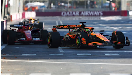 F1|GP Baku: Ferrari soffre la trazione della McLaren. Leclerc sconfitto